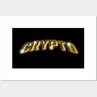Crypto Gold Posters and Art